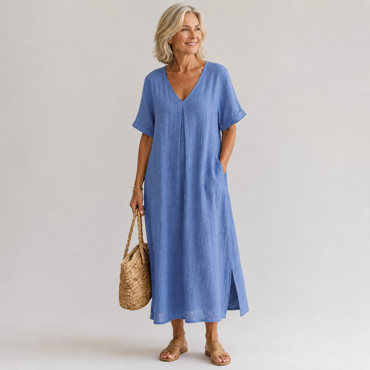 Aurelia™ | Soft Airflow Maxi Dress