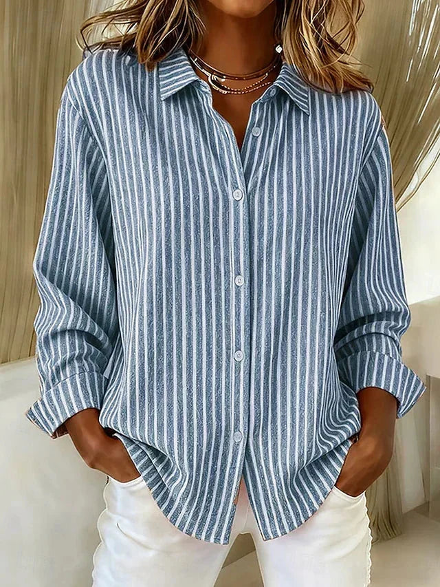 Louise™ | Women's Striped Knit Cardigan