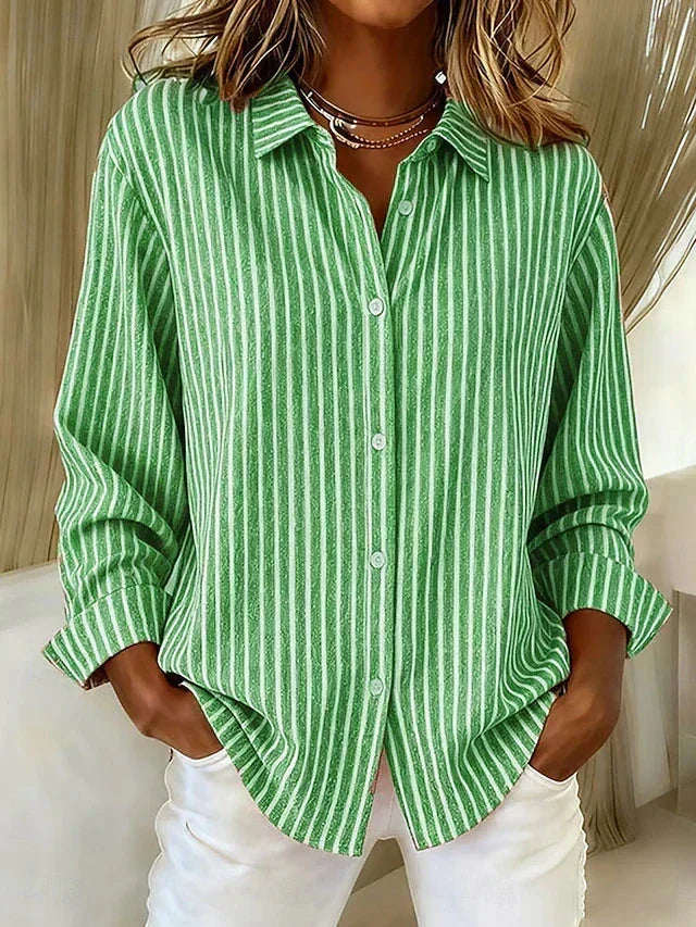 Louise™ | Women's Striped Knit Cardigan