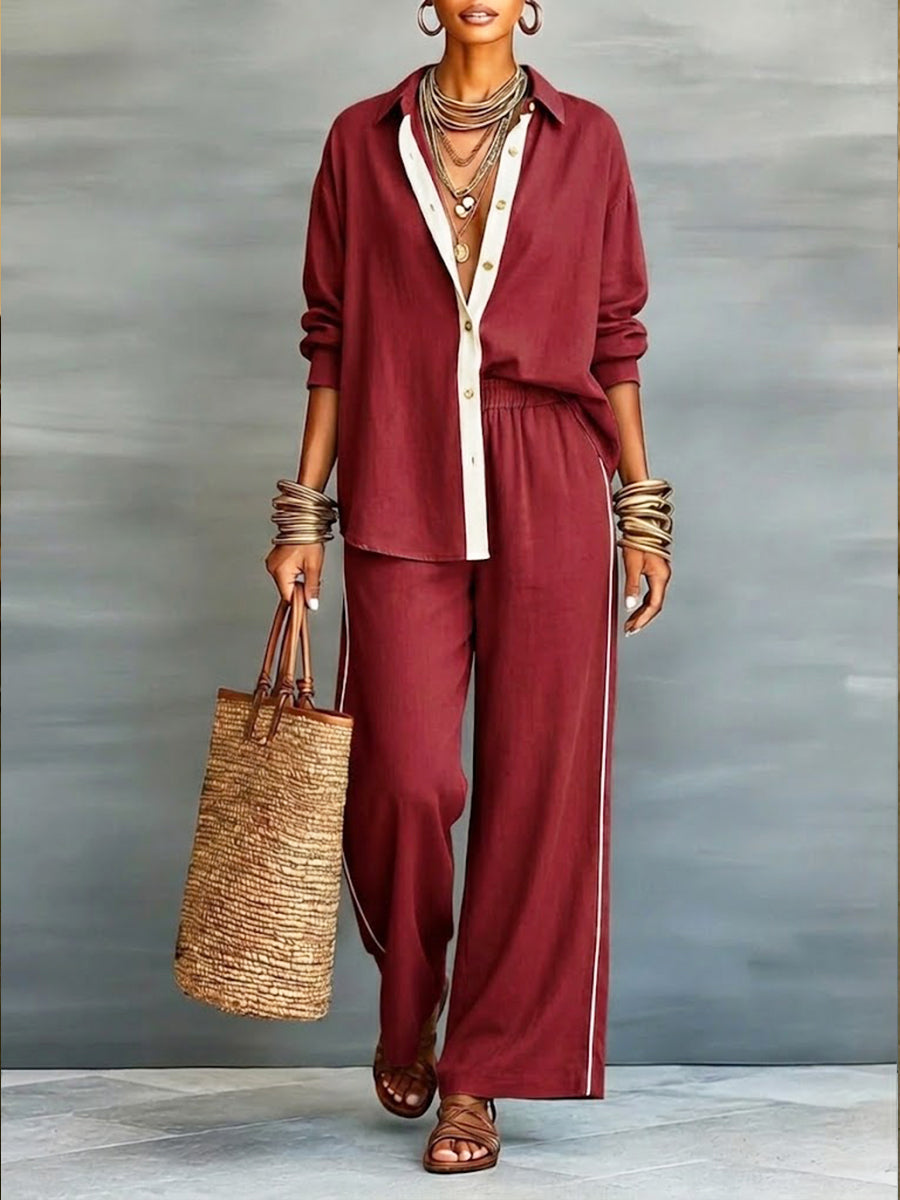 Cambria | Coastal Linen Lounge Set