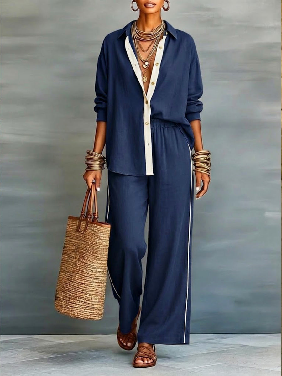 Cambria | Coastal Linen Lounge Set