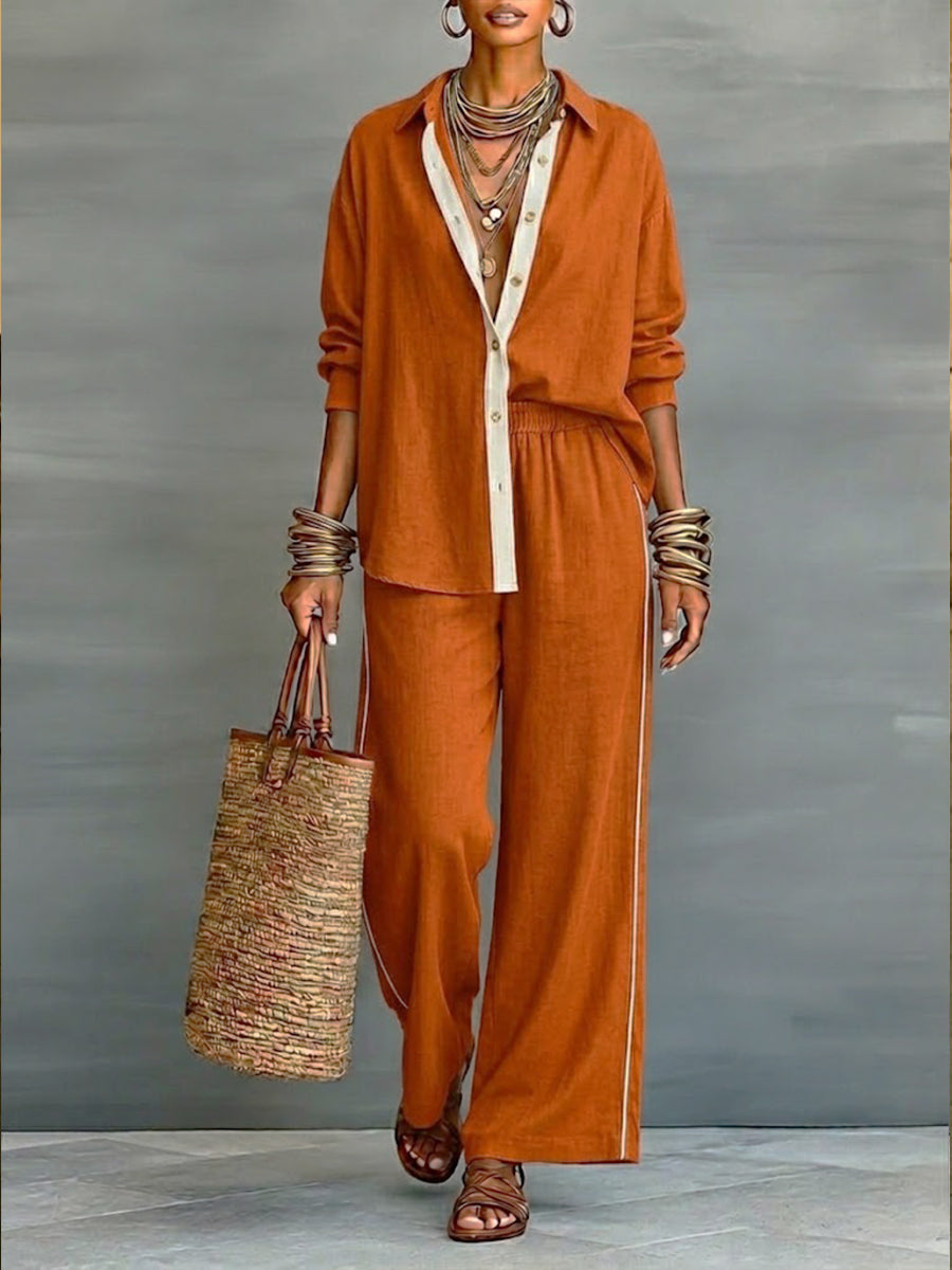 Cambria | Coastal Linen Lounge Set