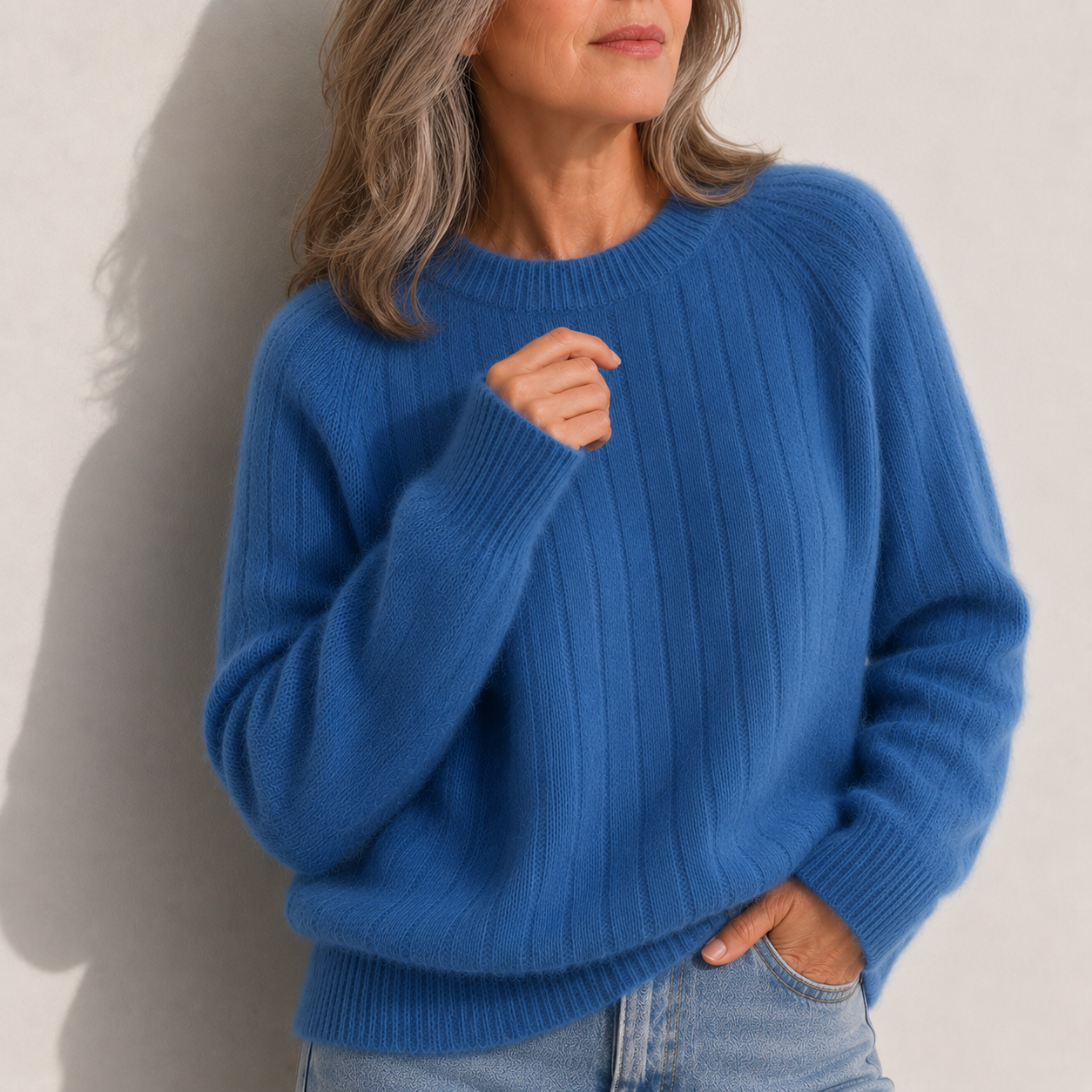 Milana™ | Women's Solid Color Fluffy Sweater