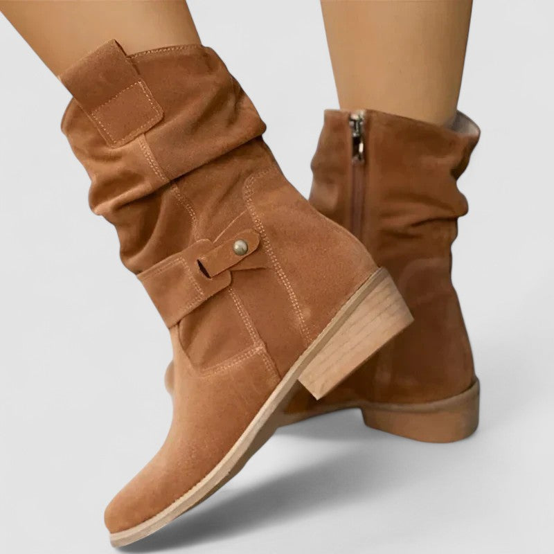 Alberta™ | Soft Slouch Comfort Ankle Boots