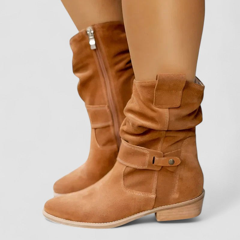 Alberta™ | Soft Slouch Comfort Ankle Boots