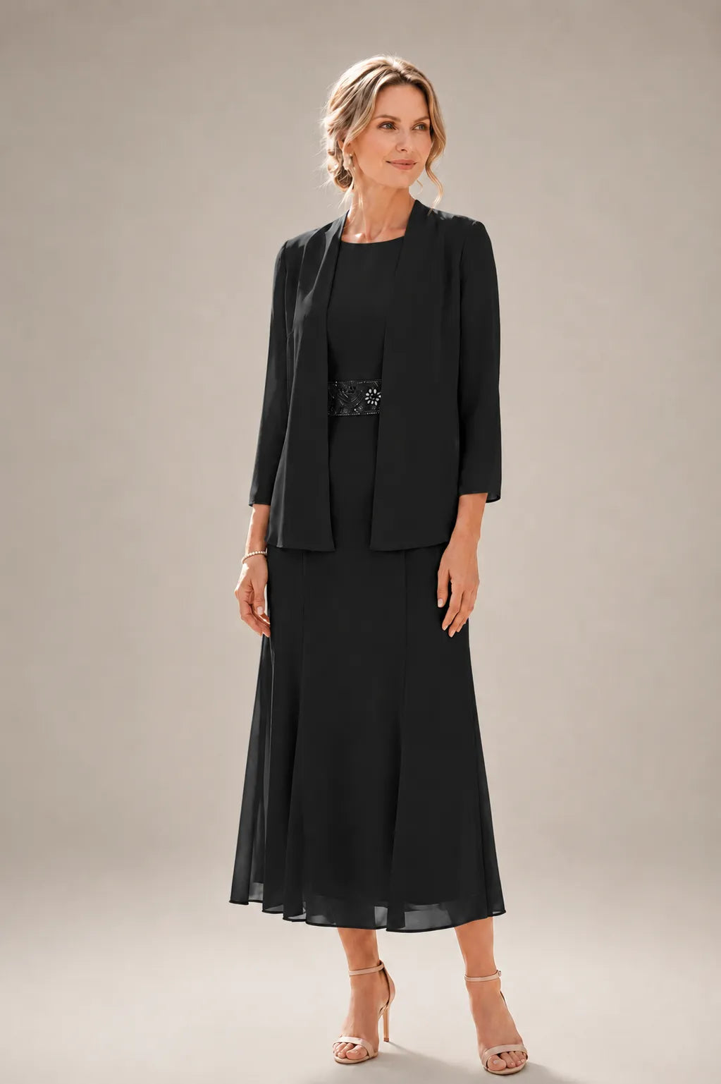 Jayrean™ I Flowing Mother of the Bride Dress