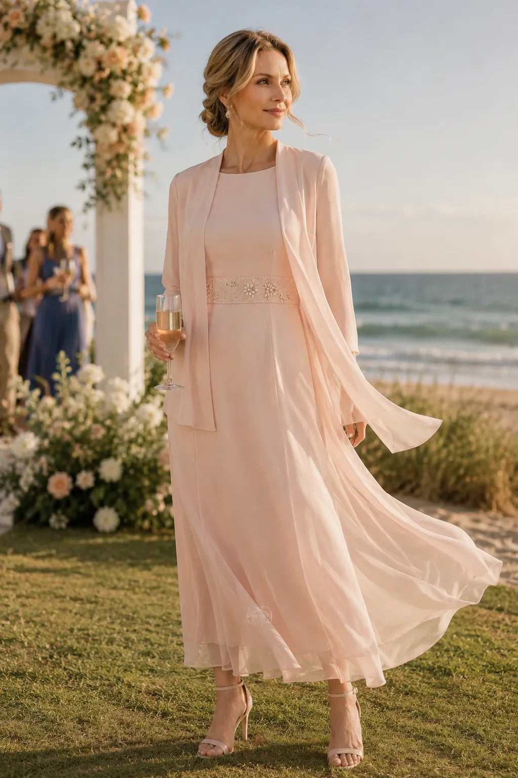 Jayrean™ I Flowing Mother of the Bride Dress