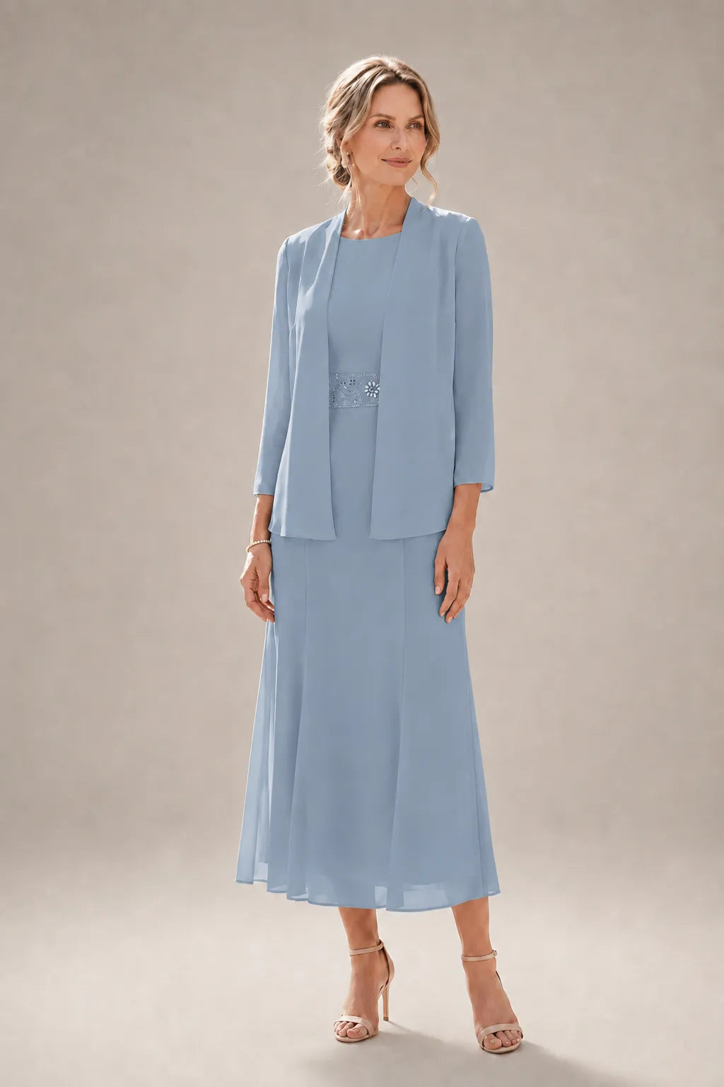 Jayrean™ I Flowing Mother of the Bride Dress