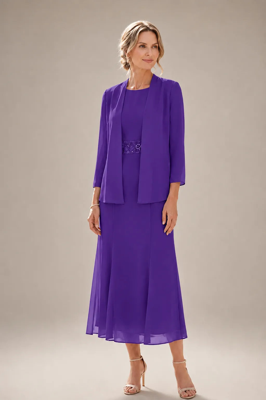 Jayrean™ I Flowing Mother of the Bride Dress