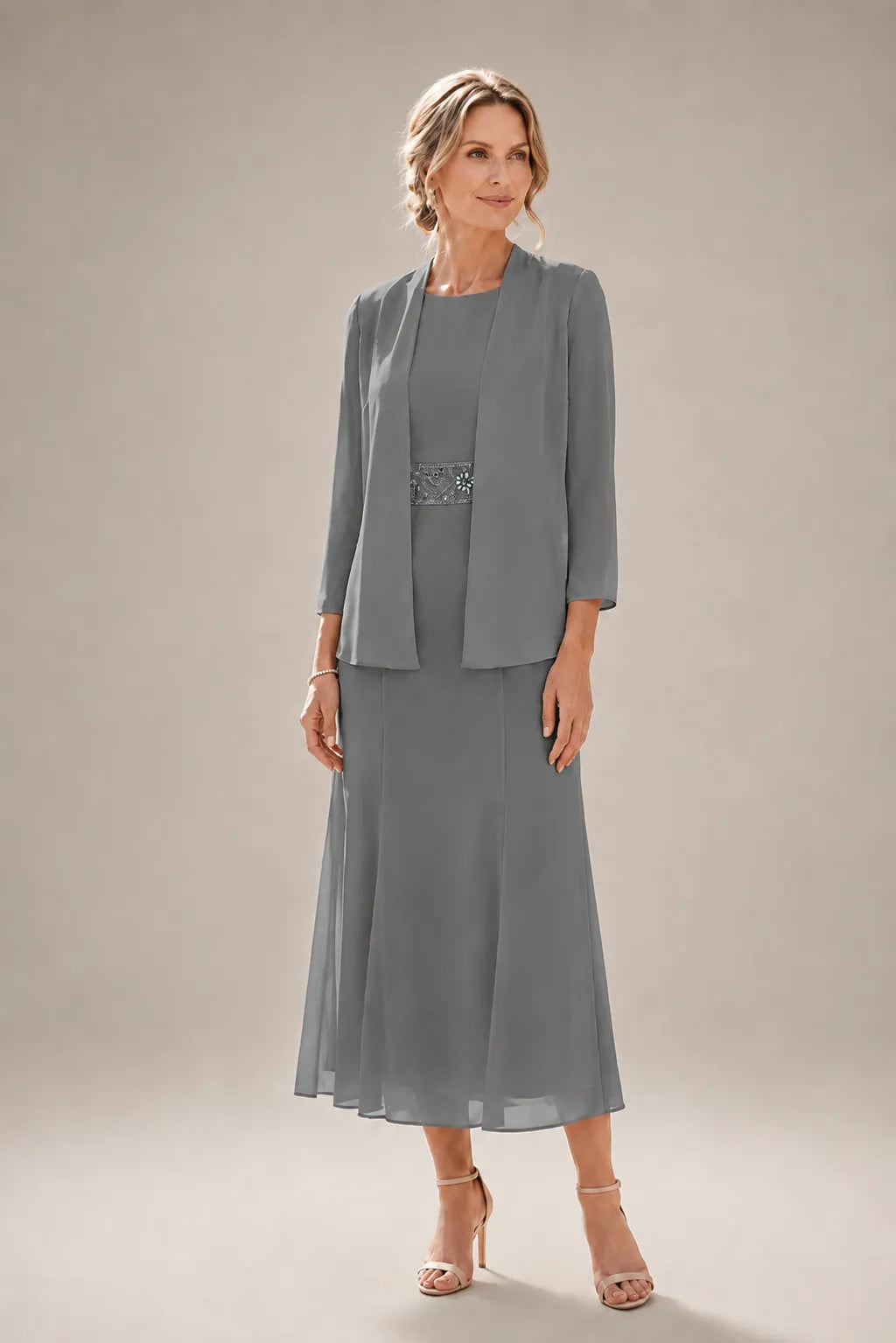 Jayrean™ I Flowing Mother of the Bride Dress
