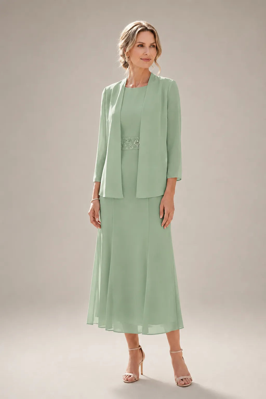Jayrean™ I Flowing Mother of the Bride Dress