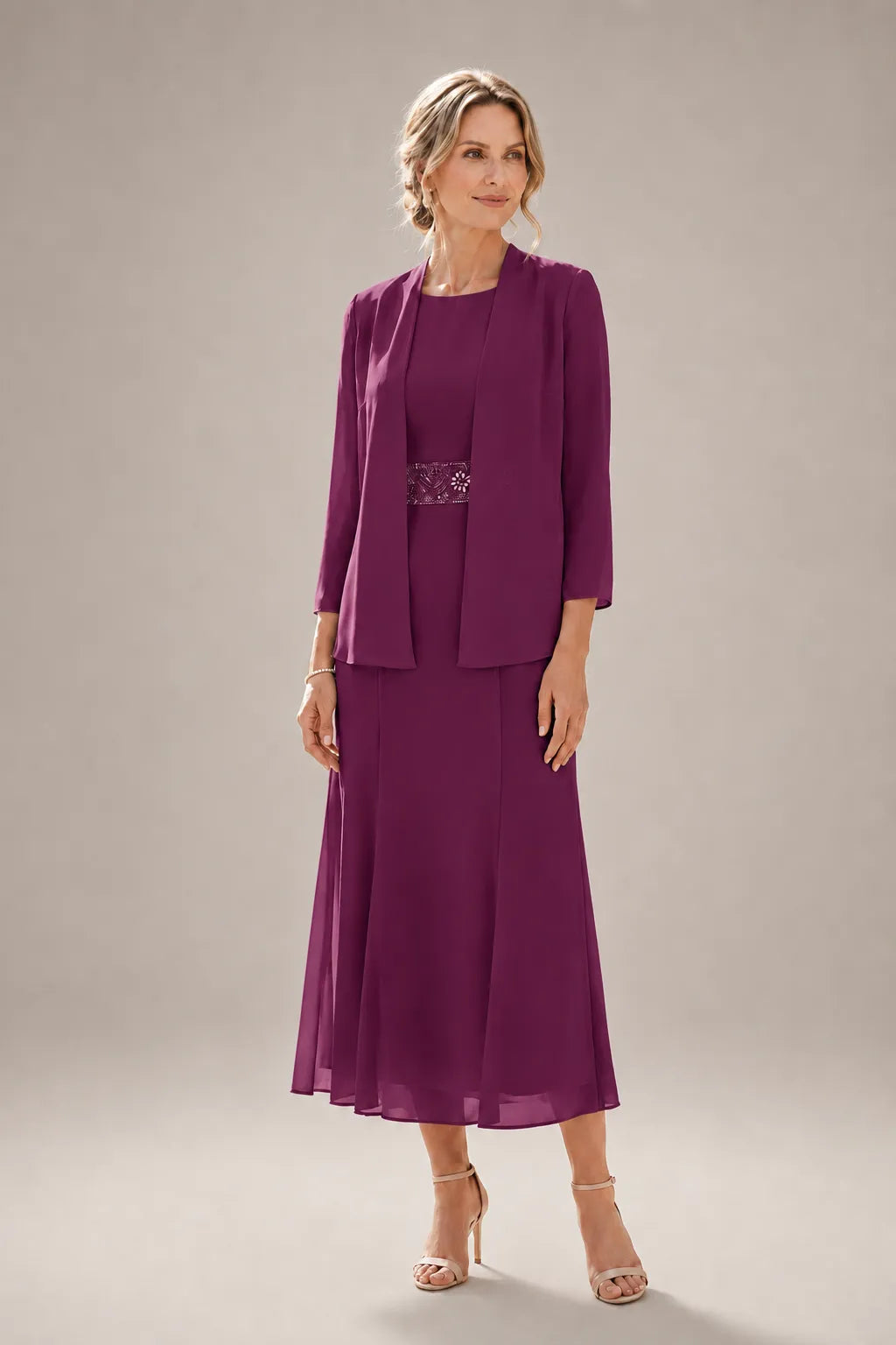 Jayrean™ I Flowing Mother of the Bride Dress