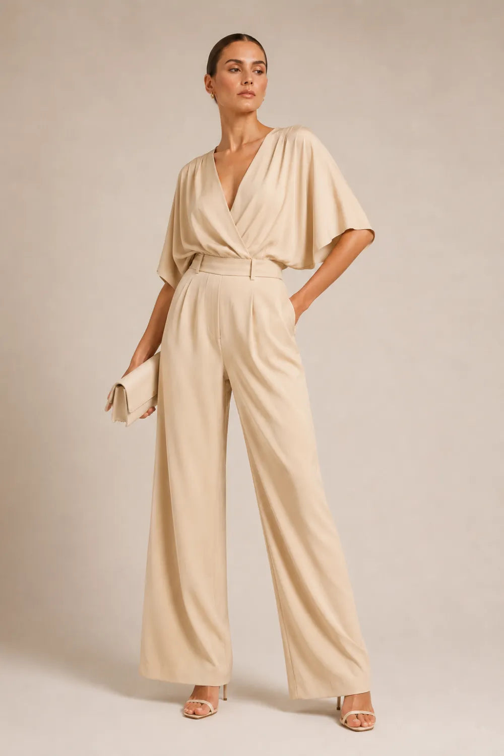 Micay™ I Elegant Wide Leg Formal Jumpsuit