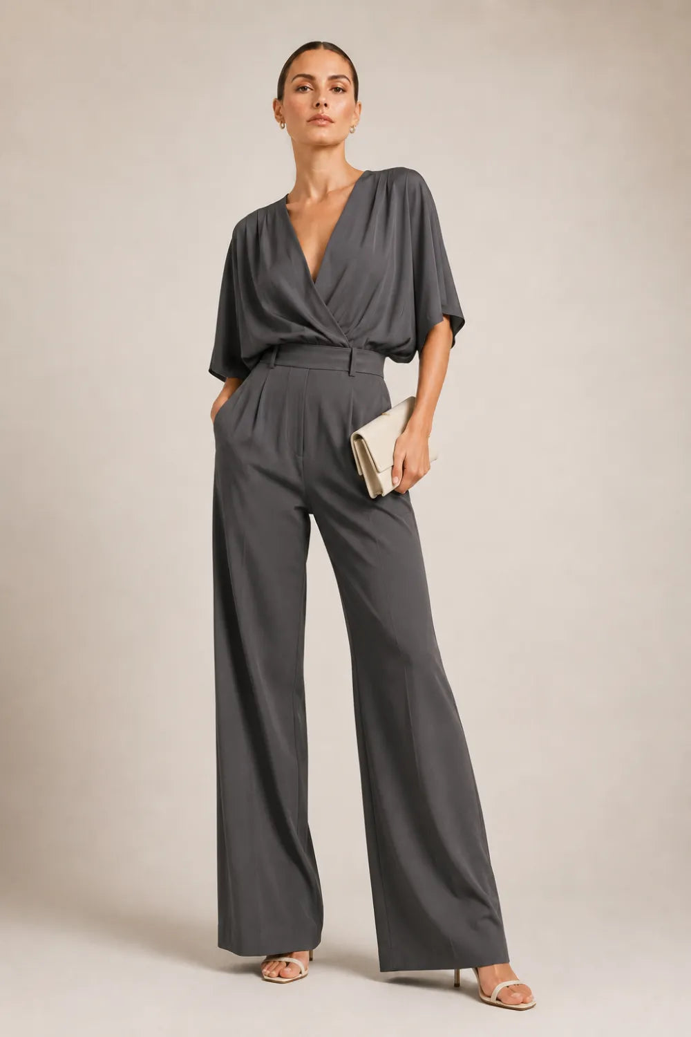 Micay™ I Elegant Wide Leg Formal Jumpsuit
