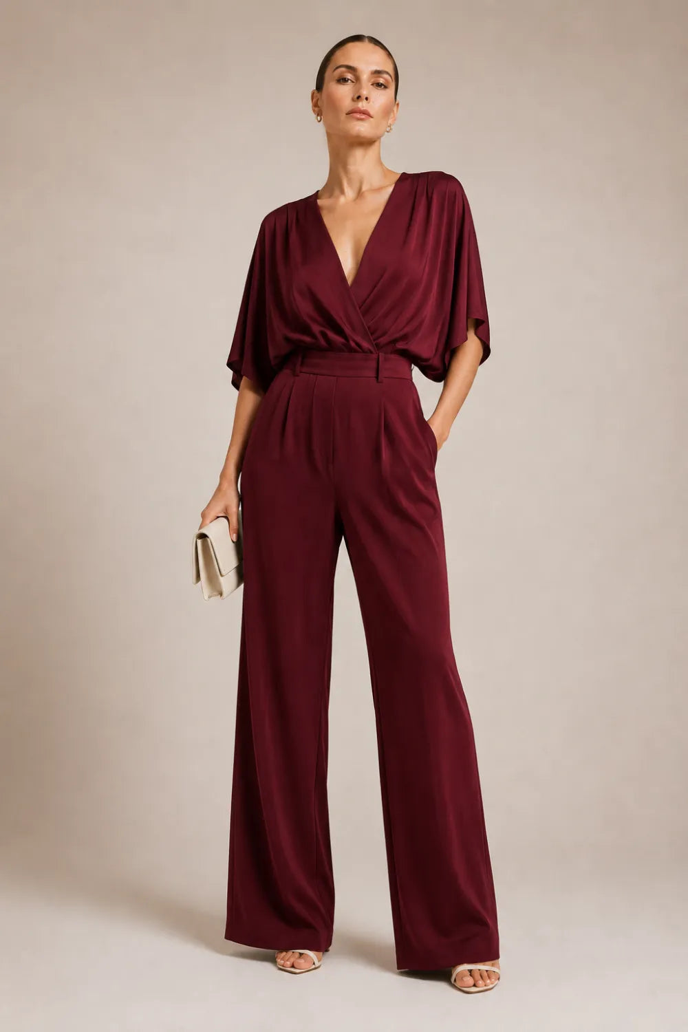 Micay™ I Elegant Wide Leg Formal Jumpsuit