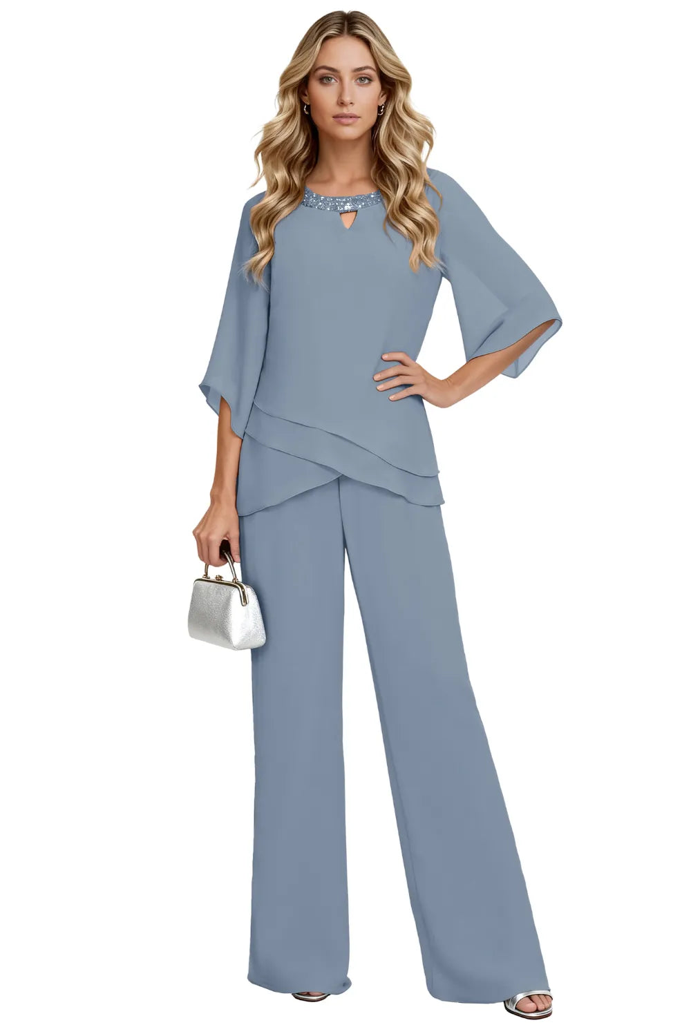 Julienne™ I Elegant Wedding Occasion Pant Suit