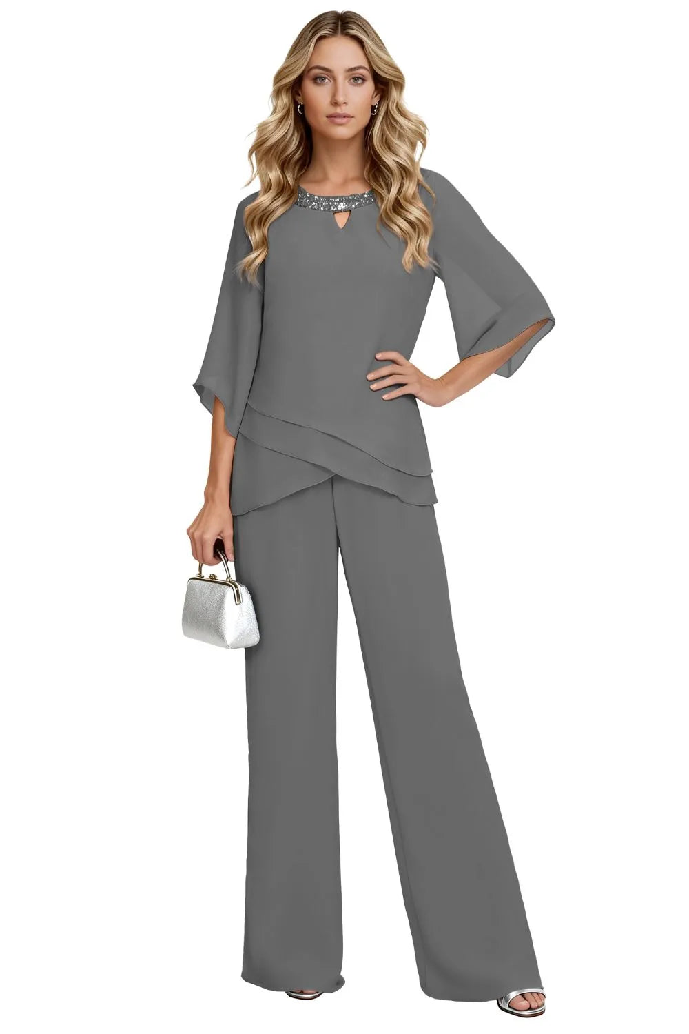Julienne™ I Elegant Wedding Occasion Pant Suit