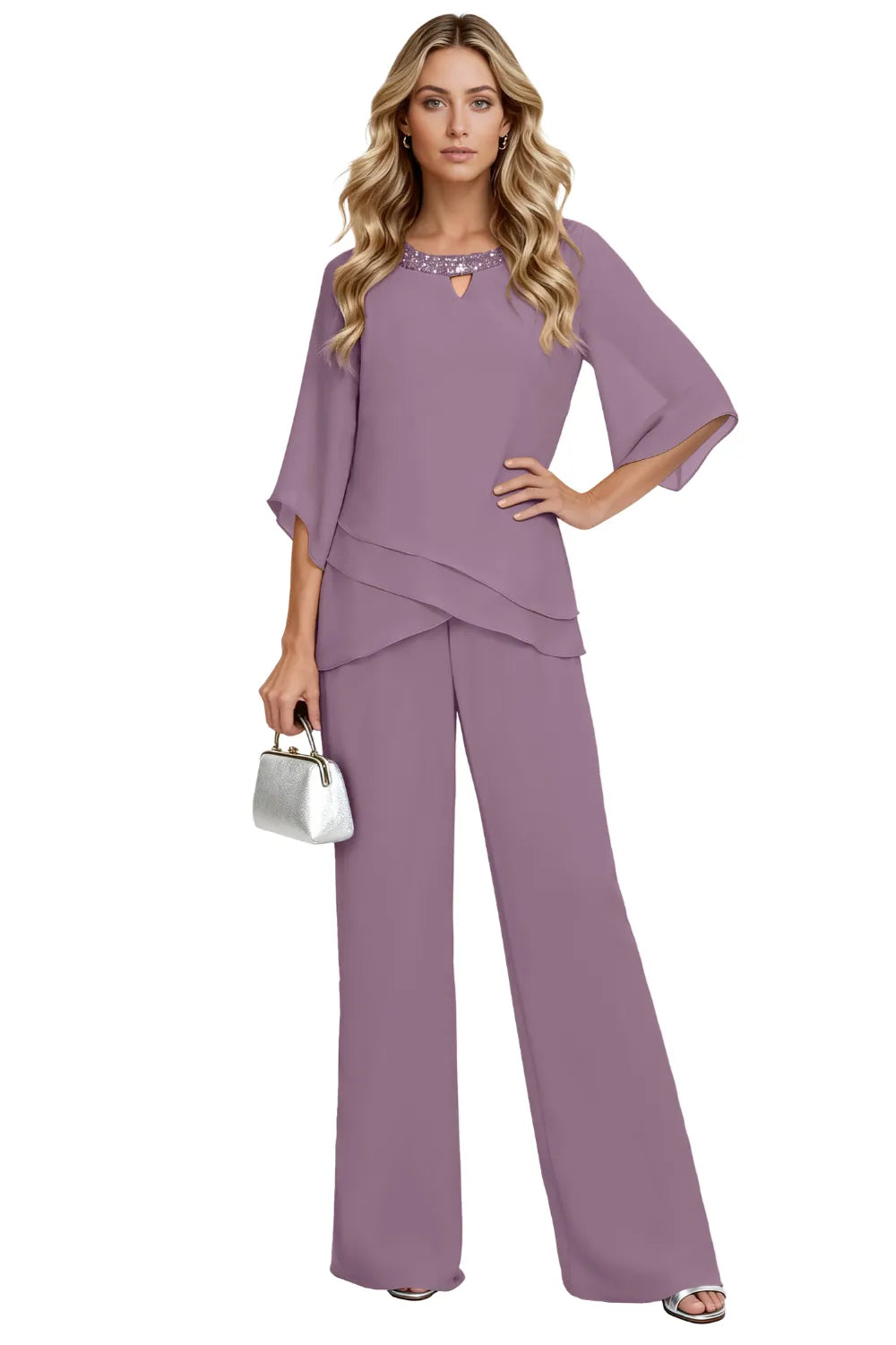 Julienne™ I Elegant Wedding Occasion Pant Suit