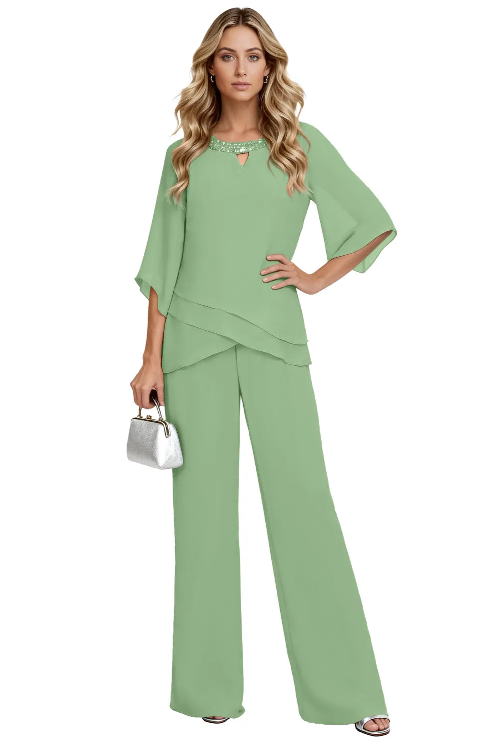Julienne™ I Elegant Wedding Occasion Pant Suit