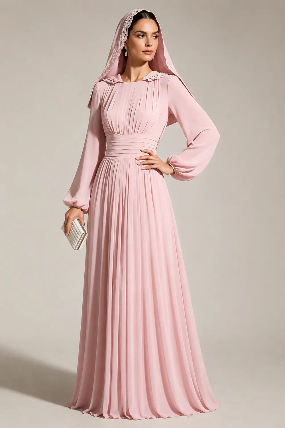 Linda™ | Modest Long Sleeve Maxi Dress