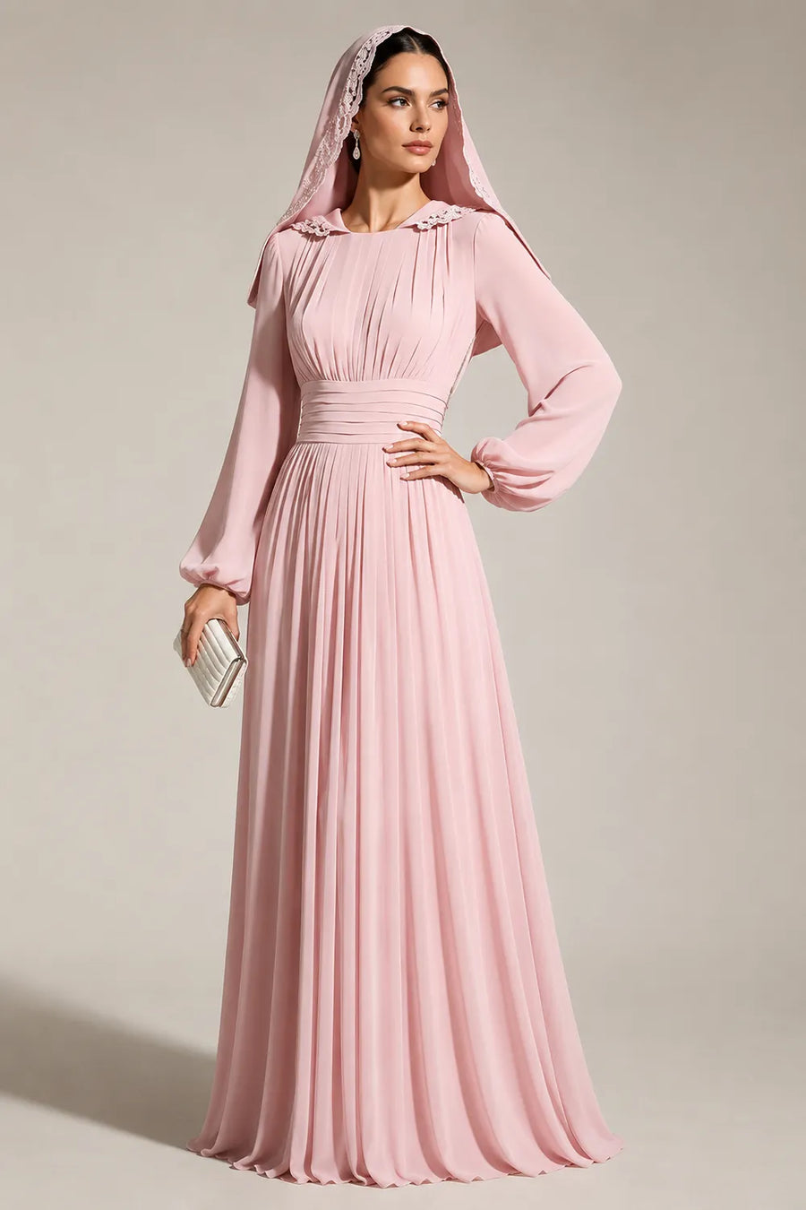 Linda™ | Modest Long Sleeve Maxi Dress