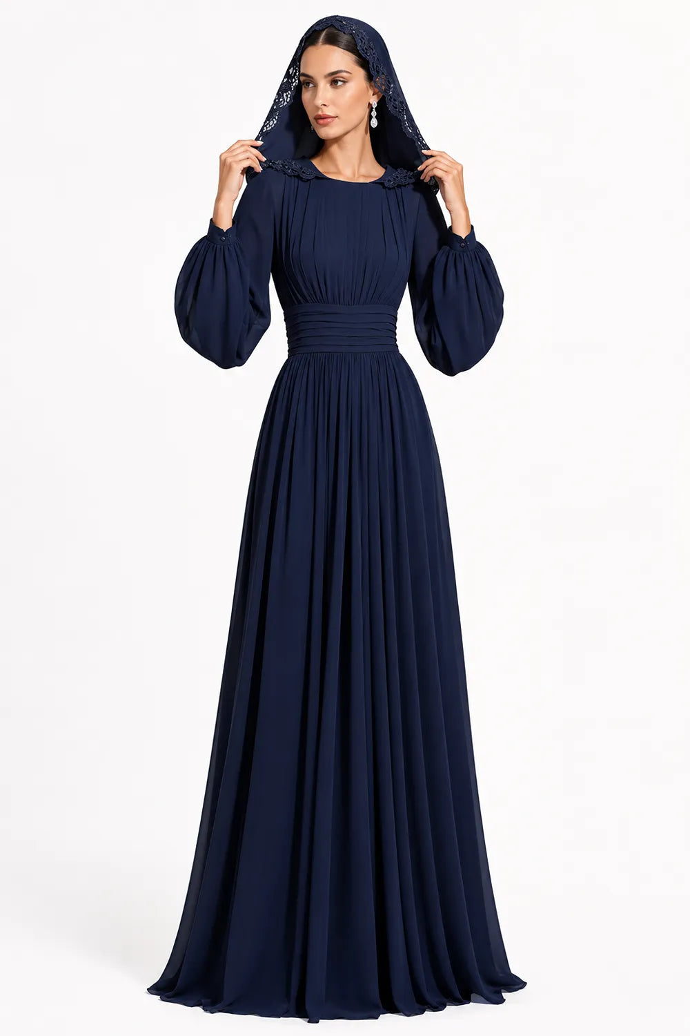 Linda™ | Modest Long Sleeve Maxi Dress