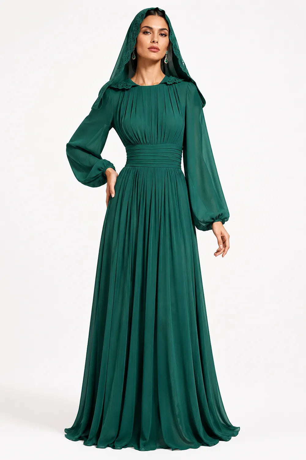 Linda™ | Modest Long Sleeve Maxi Dress
