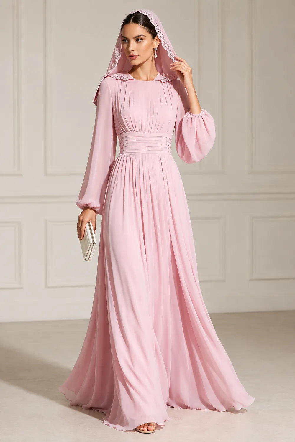 Linda™ | Modest Long Sleeve Maxi Dress