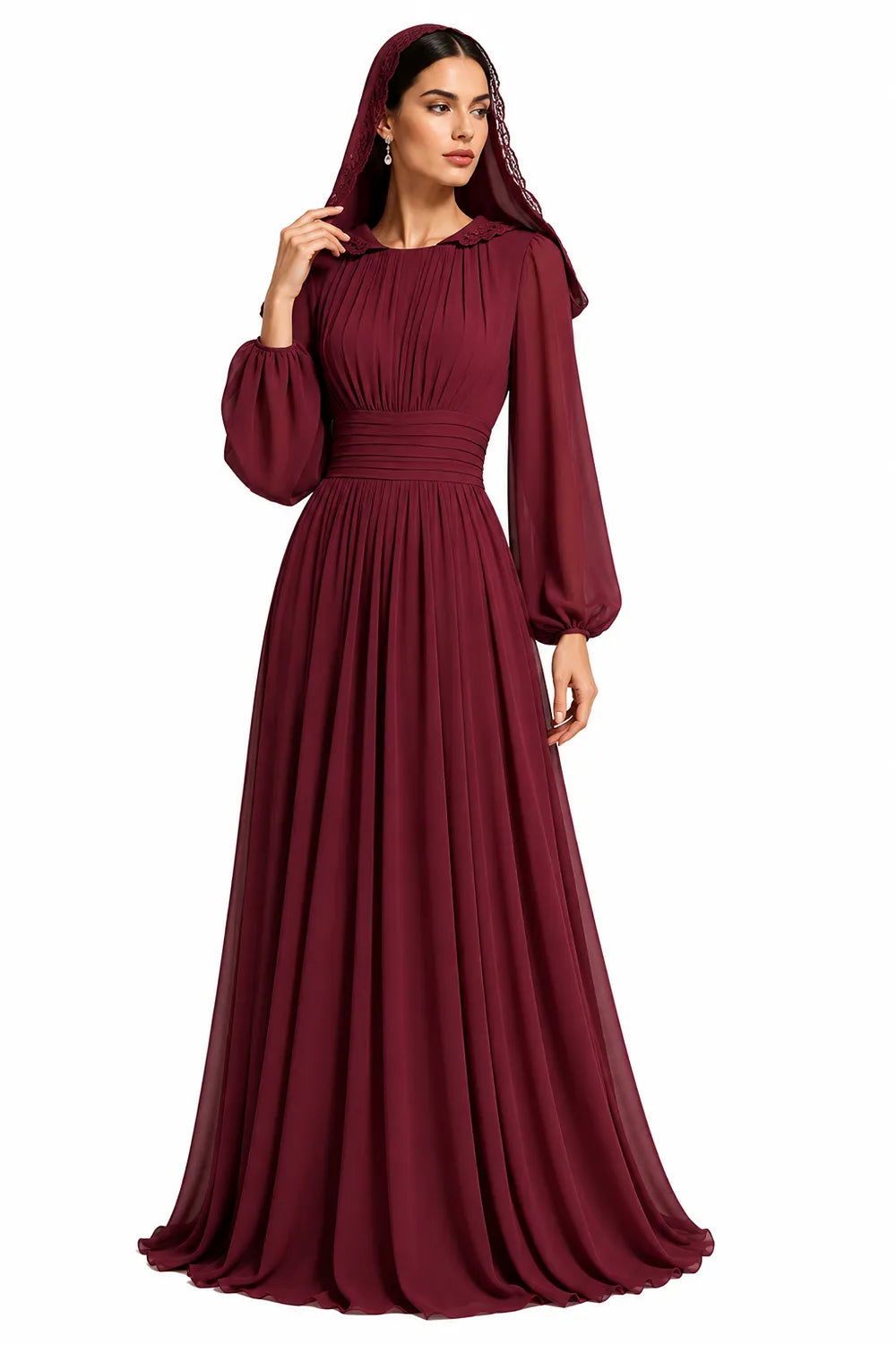 Linda™ | Modest Long Sleeve Maxi Dress