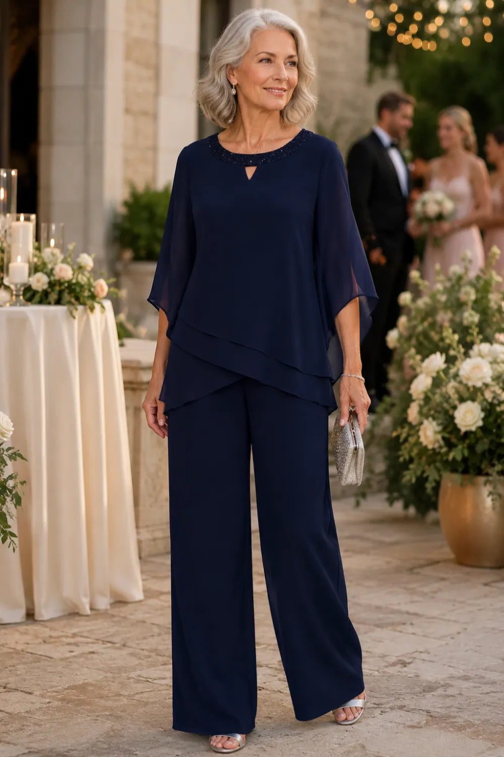 Julienne™ I Elegant Wedding Occasion Pant Suit