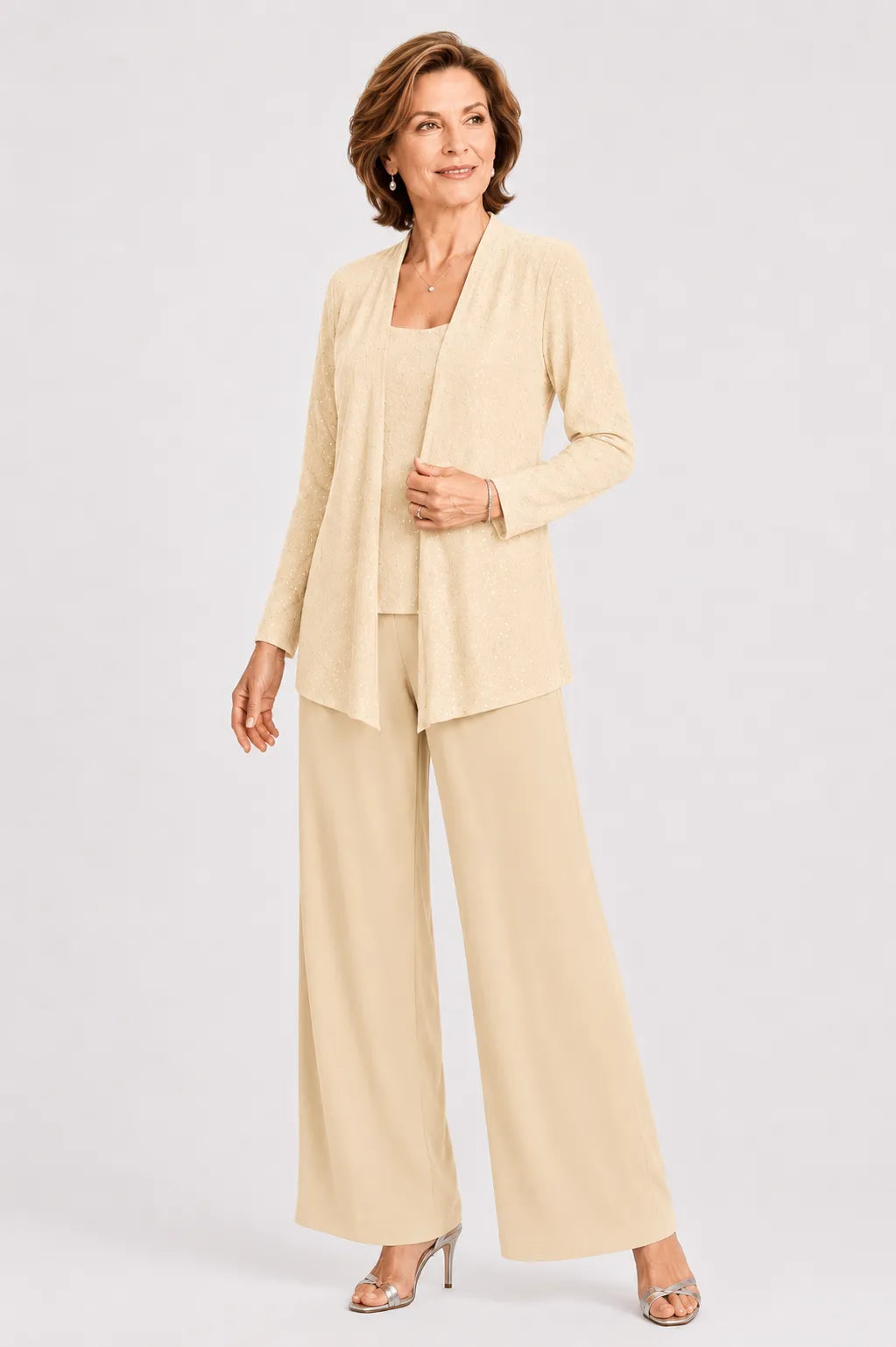 Eveline™ | Elegant Three-Piece Pant Set