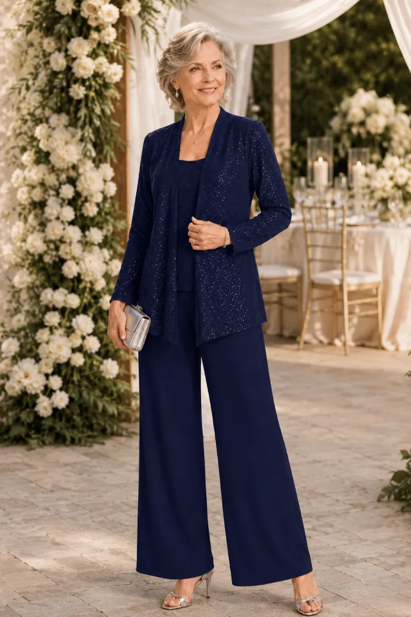 Eveline™ | Elegant Three-Piece Pant Set
