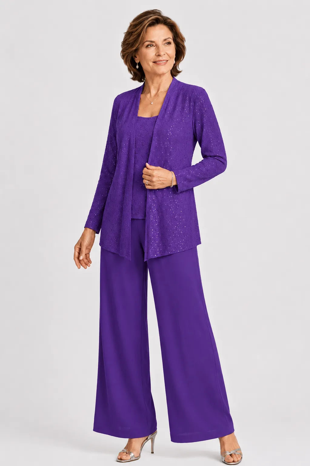 Eveline™ | Elegant Three-Piece Pant Set