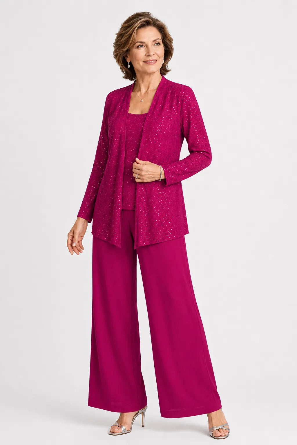 Eveline™ | Elegant Three-Piece Pant Set