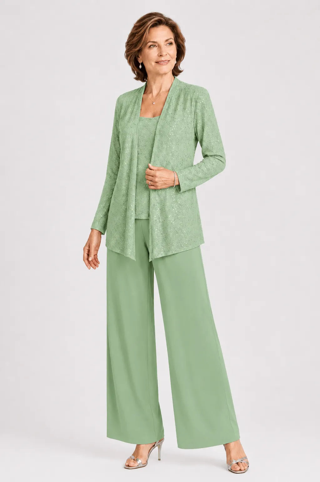Eveline™ | Elegant Three-Piece Pant Set