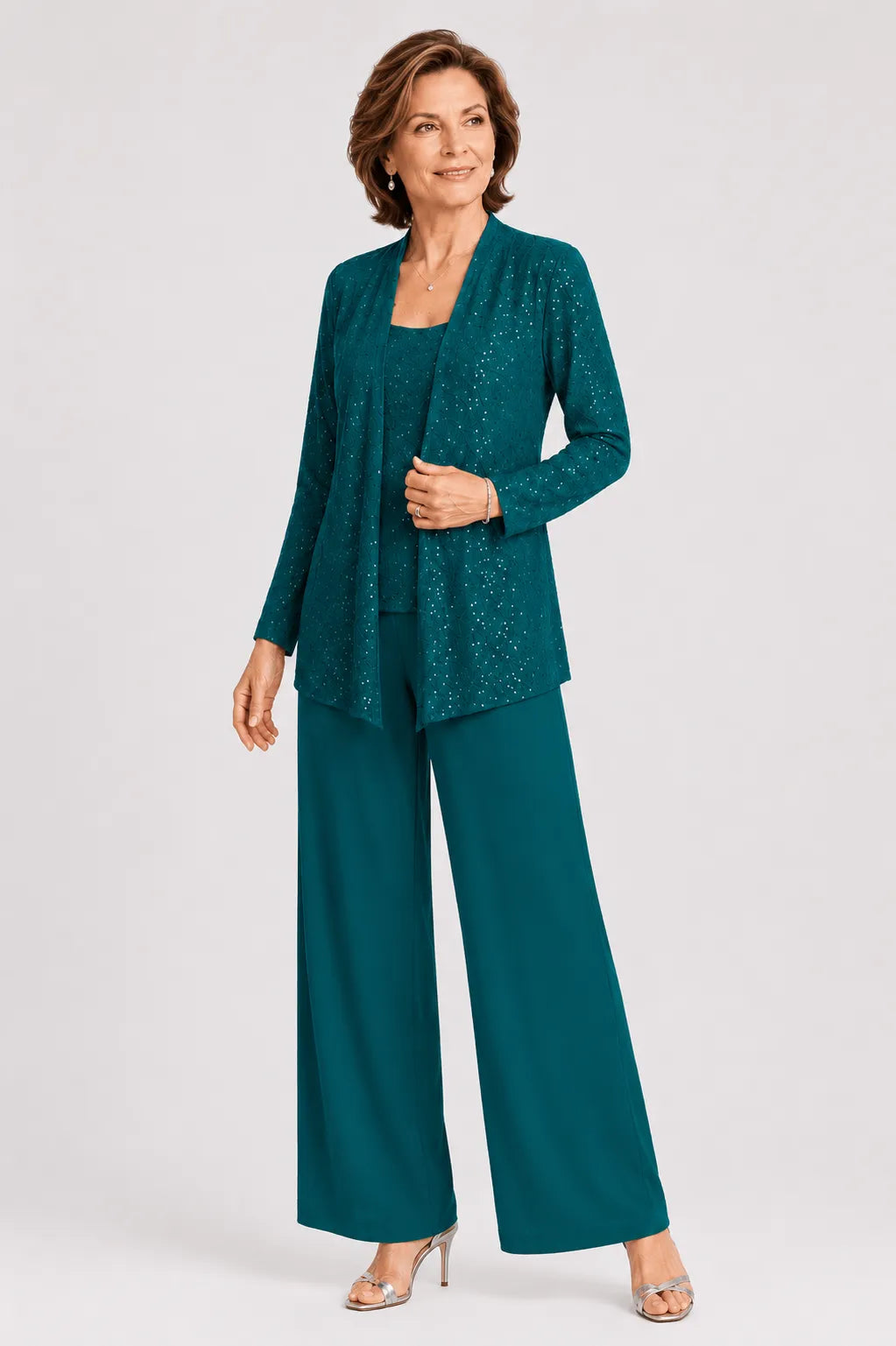 Eveline™ | Elegant Three-Piece Pant Set