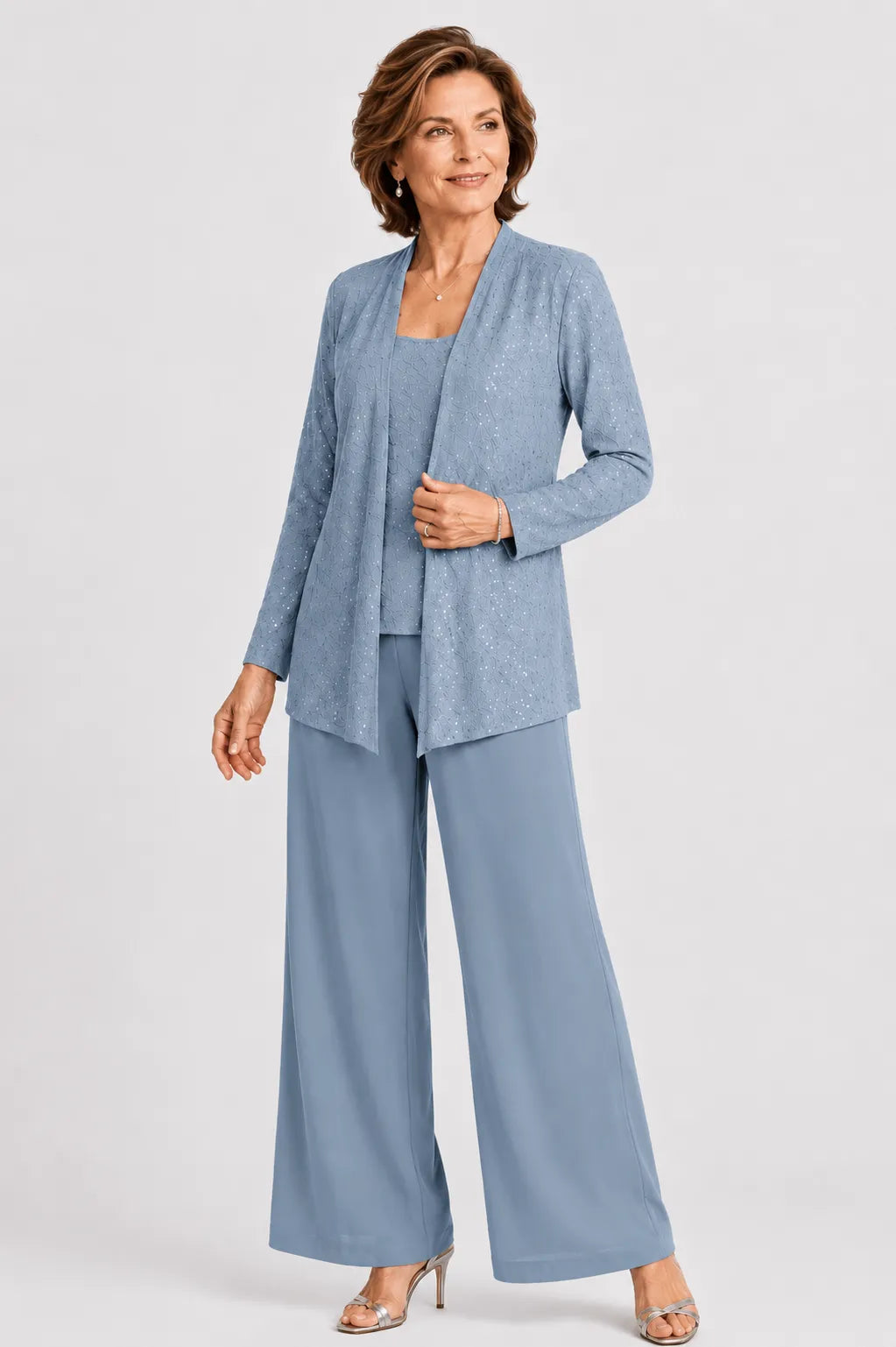 Eveline™ | Elegant Three-Piece Pant Set