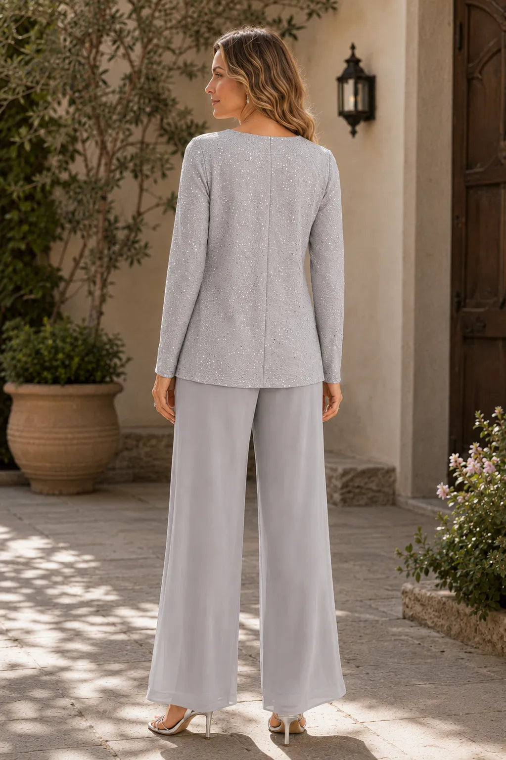 Eveline™ | Elegant Three-Piece Pant Set