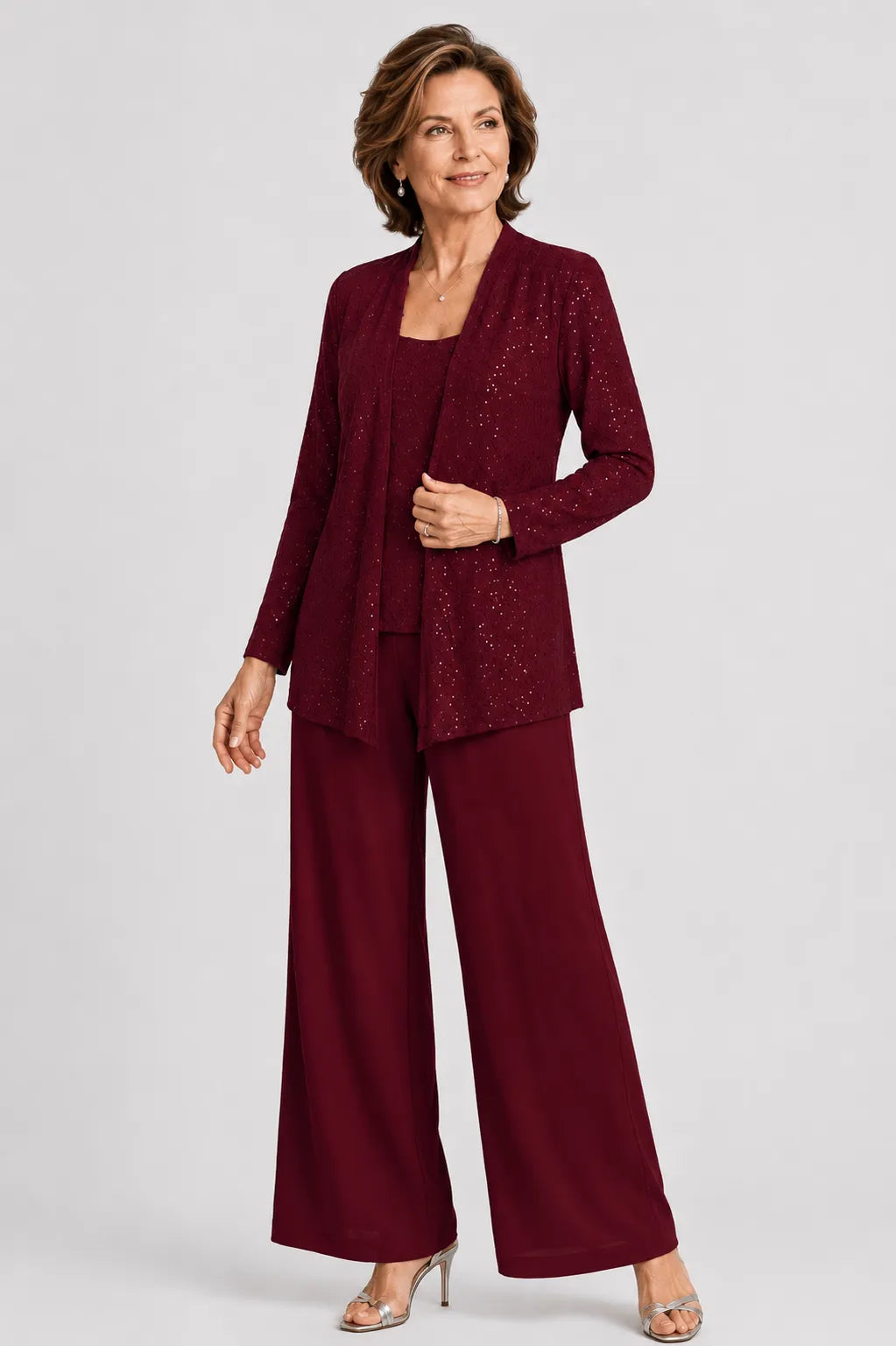 Eveline™ | Elegant Three-Piece Pant Set