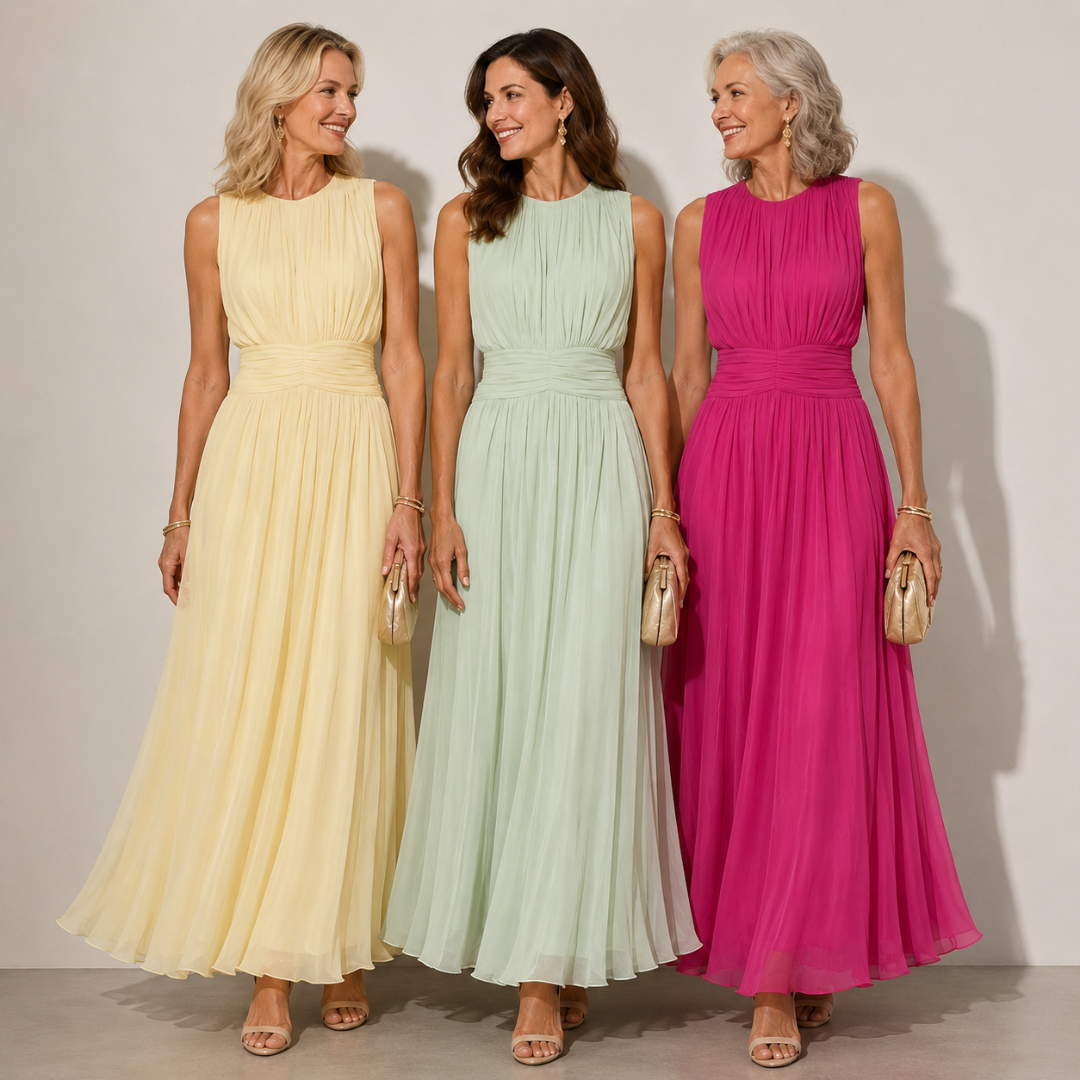 Lisandra™ | Graceful Sleeveless Occasion Dress