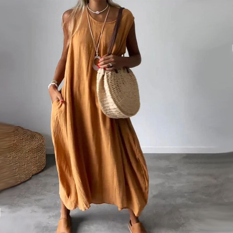 Amaris - Relaxed Sleeveless Dress