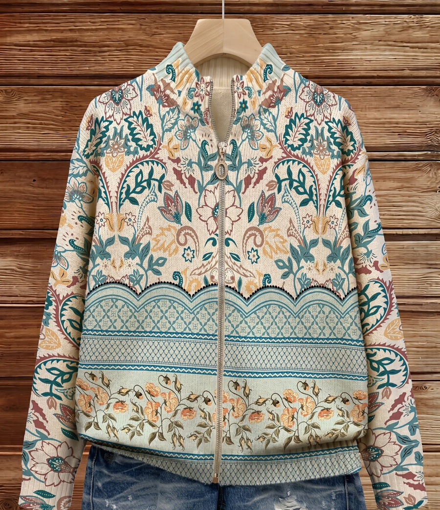 Theodora™ | Old-World Garden Print Cardigan